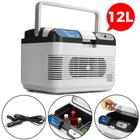 Geladeira mini cooler 12l refrigerador aquecedor portatil 12 litros resfria frigobar 2 em 1 carro barco completo