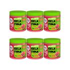 Gelatina Cap Salon Line 550g Todecacho Kids Melancia-Kit 6un