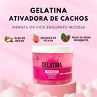 Gelatina Capilar Para Cabelos Cacheados Super Definição Intensa e Hidratação - Cachos Definidos