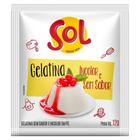 Gelatina Incolor Sol sem Sabor 4 Sachês de 12g - Embalagem com 15 Unidades