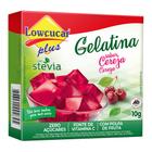 Gelatina Lowçucar Plus Com Stevia Sabor Cereja 10G