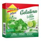 Gelatina Lowçucar Plus Com Stevia Sabor Limao 10G
