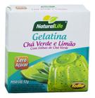 Gelatina Zero Açúcar Chá Verde Limão 12g Natural Life 12 Un.