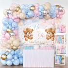 Gender Reveal Baby Boxes, decorações de balão, 158 unidades BIENAN