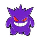 Gengar Anime Horror Ghost Ename Pin Broche Roupas Mochila Lapela Emblema Moda Jóias Acessório