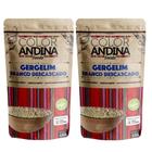 Gergelim Branco descascado Color Andina 150g - 2 pacotes