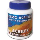 Gesso Acrílico 250ML para Artesanato - Caixa com 3 Unidades - Acrilex