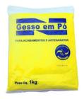 Gesso Em Pó Branco Secagem Rápida 1Kg Nacional