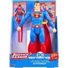 GFF36 Figura 30cm Superman DCComics Articulado C/Luz e Sons 