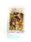 GH21-A Glitter Chunky holográfico Poliéster Importado resina unha 50gr- GOLDEN
