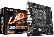 GIGABYTE B450M DS3H V2 (AMD Ryzen AM4/Micro ATX/M.2/HMDI/DVI/USB 3.1/DDR4/placa-mãe)