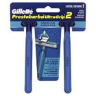 Gillette prestobarba ultragrip 2 com 2 unidades