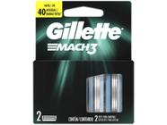 Gillette Shave Care Mach3 - Cartuchos de Barbear 2 Peças