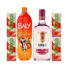 Gin Rock'S Strawberry 1L + Energético Baly 2L + 4 Coko