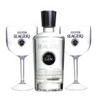 Gin Silver Seagers 750ml Kit com 2 Taças