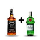 Gin Tanqueray com Whiskey Jack Daniel's Old No.7 Tennessee