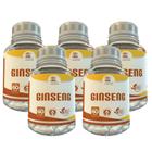 Ginseng - 60 Caps 500Mg Kit Com - 5 Potes