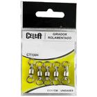 Girador Celta com Rolamento CT1004 Nº04 124lb Cartela com 5un