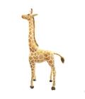 Girafa de Pelúcia Realista Em Pé Safari 120 Cm