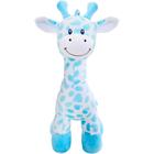 Girafinha Bebê De Pelúcia Azul Animal Fun 14419 - BUBA