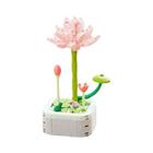 Girassol Tulipa Vaso De Plantas Blocos De Construção Flor Perfumada Quebra-cabeça Brinquedos - others