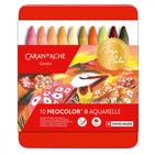 Giz Aquarelável Neocolor II Caran D'Ache Warm 10 Cores