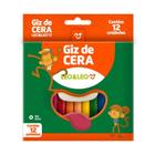 Giz De Cera 12 Cores Fino Leo E Leo 4504