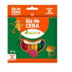 Giz de Cera 12 Cores Leo e Leo- Kit 6 caixas- 72un total