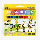 Giz De Cera Big Com 12 Cores Acrilex