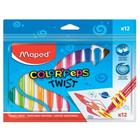 Giz de Cera Color Peps Twist Maped 12 Cores