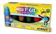 Giz de cera Curto Meu Primeiro Giz com 12 Cores Big Giz - Acrilex