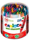 Giz de cera cx 100un 08mm carioca wax 9726