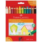 Giz De Cera Ecogiz 141412 Com 12 Cores - Faber-Castell