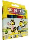 Giz De Cera Fino 12 Cores 9012 Acrilex - 1