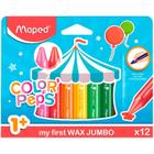 Giz de Cera Jumbo Color Peps - 12 cores Maped 1 ano+