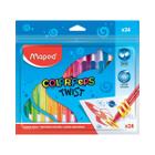 Giz de Cera Maped Color Peps Twist 24 Cores