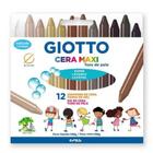 Giz De Cera Maxi Tons De Pele Com 12 Cores - Giotto