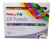 Giz de Cera Pastel Oleoso Com 36 Cores PHN-36 - Pentel