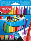 Giz De Cera Plasticlean Maped Color Peps