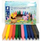 Giz de Cera Staedtler Jumbo (triangular) - Caixa com 12 cores