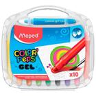 Giz Em Gel Macio Aquarelavel Color Peps 10 Cores C/ Maleta