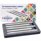 Giz Lapiseira Panda Mágico Marcar Conjunto 3 Unid + 15 Refis