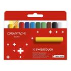 Giz Pastel Caran D'ache Swisscolor Wax Pastels com 10 Cores