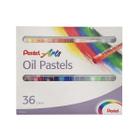 Giz Pastel Oleoso 36 cores Pentel (PHN-36)