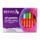 Giz Pastel Oleoso Reeves Pequeno 12 Cores 4880080