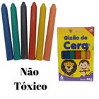 Gizão de Cera com 6 cores Não Tóxico 46g