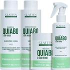 Glatten Quiabo e Chá Verde - Kit Hidratação e Crescimento Completo (4 Produtos)