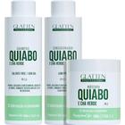 Glatten Quiabo e Chá Verde - Kit Hidratação e Crescimento Trio (3 Produtos)