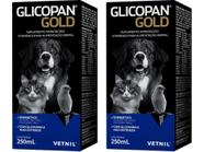 Glicopan Gold 250ml Vetnil - Suplemento Vitaminico - 2 Unidades