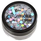 Glitter Poliester Holográfico Ponto Prata - Color Make - Yur Color Make